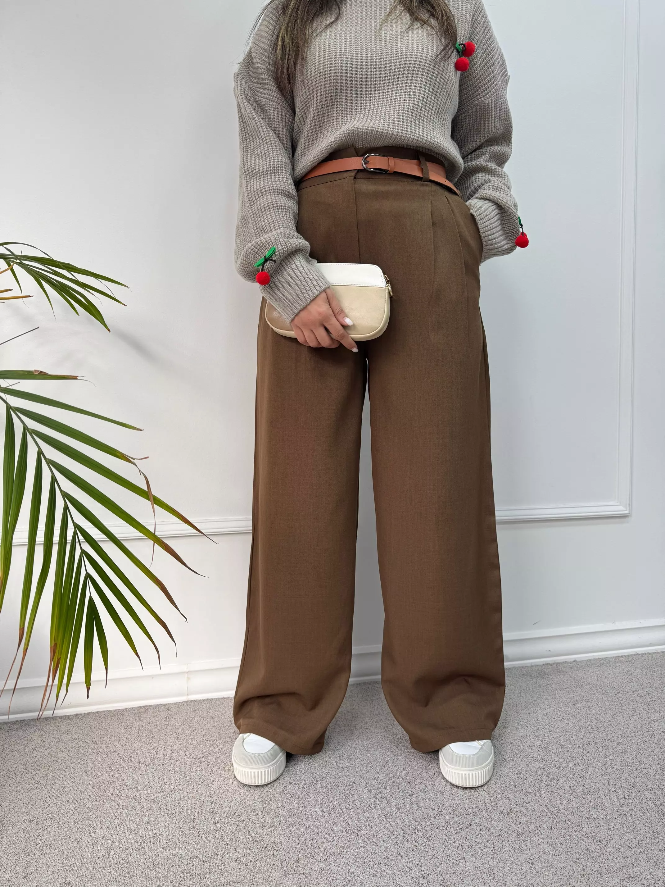 شلوار نیم بگ آیسل